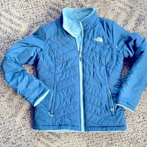North Face Woman’s Medium, reversible jacket